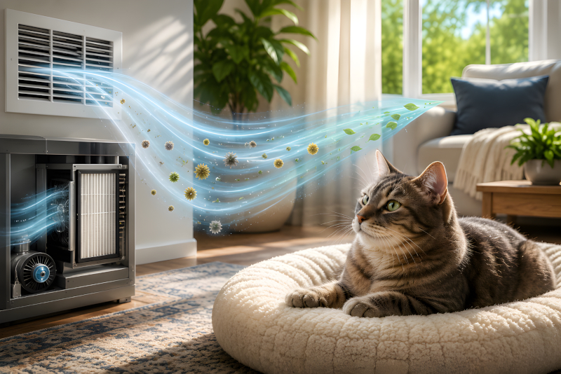 How HVAC Systems Influence Your Cat’s Respiratory Health